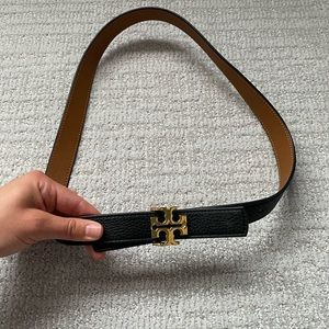 Tory Burch logo belt
